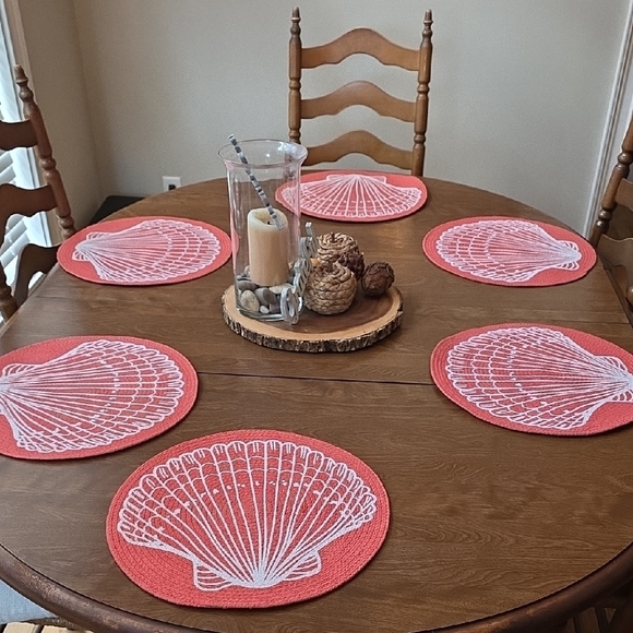Coral Shell Design Kitchen Placemat - Picture 3 of 3